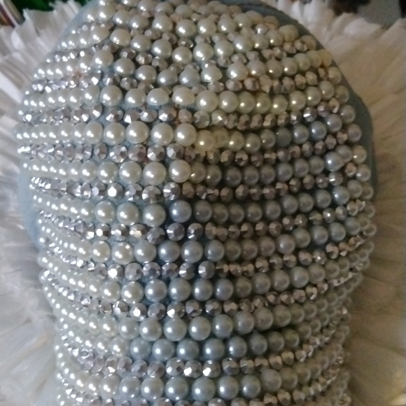 Designer semi precious stone ( Pearl & diamond) 1 - Picture 2 of 15